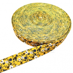 Printed Polyester Spandex Elastic Ribbon