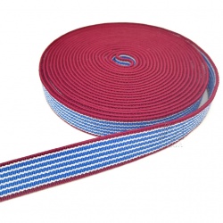 Polyester Spandex Woven Striped Ribbon