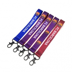 Sublimation printed short keychain strap
