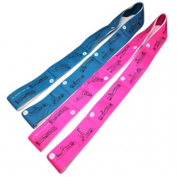 Sublimation printed elastic stretching yoga band