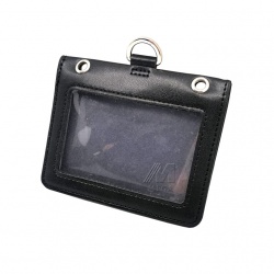 High quality leather badge holder